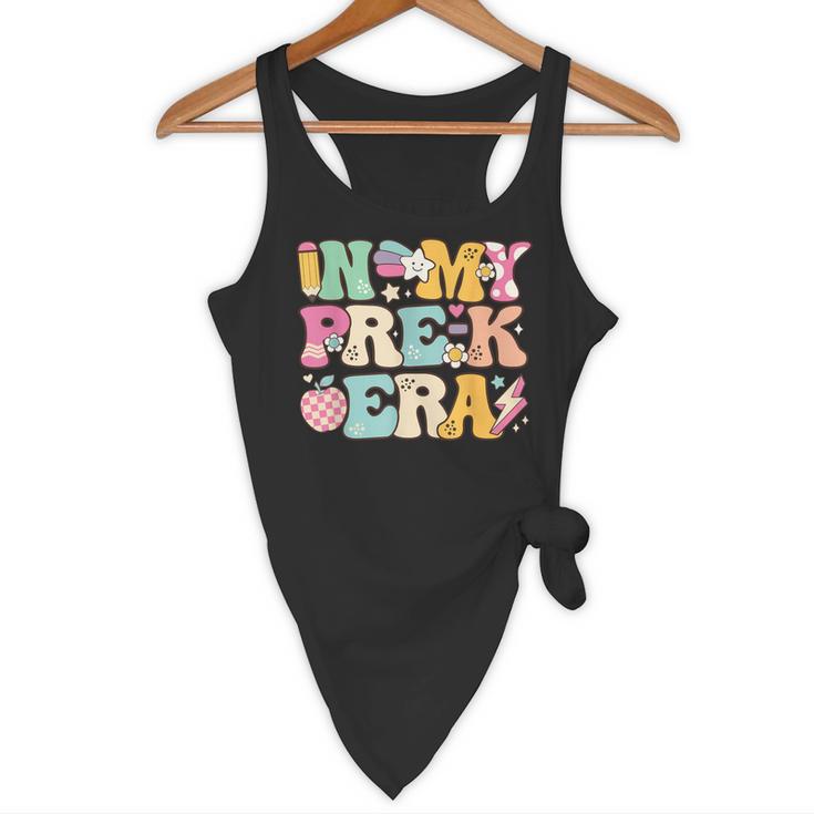 In My Pre-K Era Girl Back To School Cute PreSchool Teacher Flowy Tank, novelty gifts, funny gifts