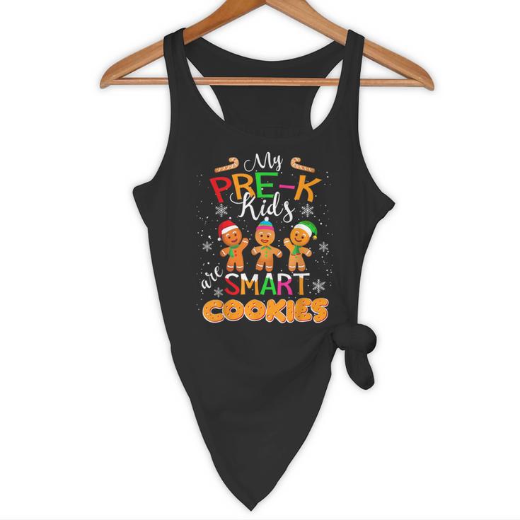 My Pre-K Kids Are Smart Cookies Christmas Teacher Flowy Tank, novelty gifts, funny gifts My Pre-K Kids Are Smart Cookies Christmas Teacher Flowy Tank, novelty gifts, funny gifts