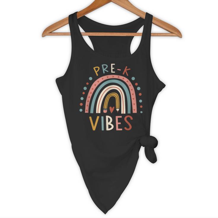 Pre K Vibes Back To School Student Teacher Flowy Tank, novelty gifts, funny gifts Pre K Vibes Back To School Student Teacher Flowy Tank, novelty gifts, funny gifts