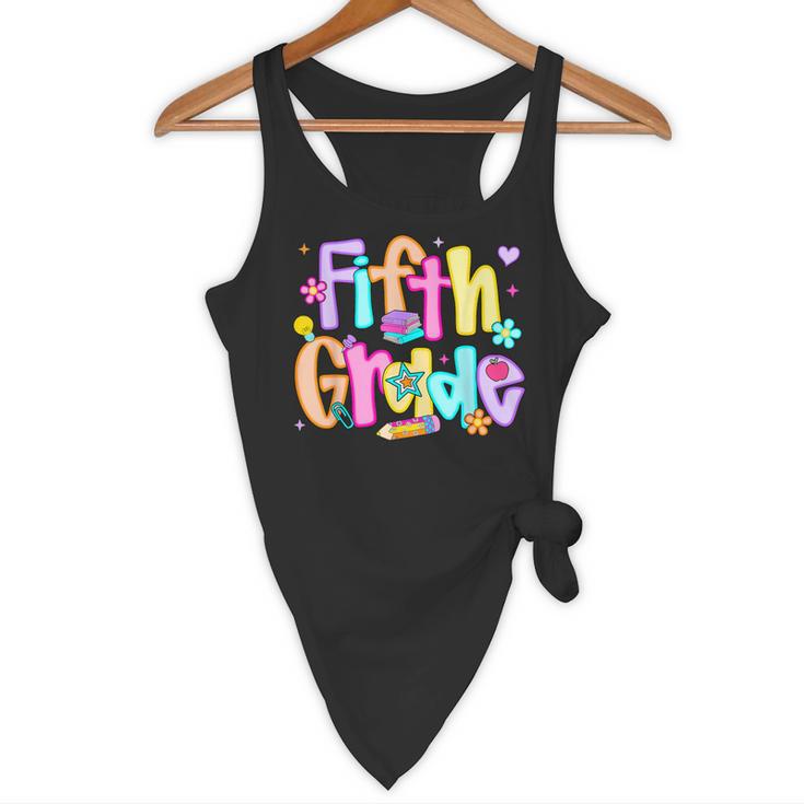 Preppy Fifth Grade Back To School 5th Grade Teacher Girl Boy Flowy Tank, novelty gifts, funny gifts Preppy Fifth Grade Back To School 5th Grade Teacher Girl Boy Flowy Tank, novelty gifts, funny gifts