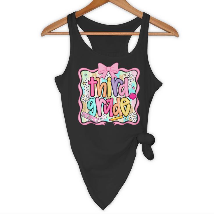 Preppy Third Grade Back To School Teacher Girl Kid Flowy Tank, novelty gifts, funny gifts Preppy Third Grade Back To School Teacher Girl Kid Flowy Tank, novelty gifts, funny gifts
