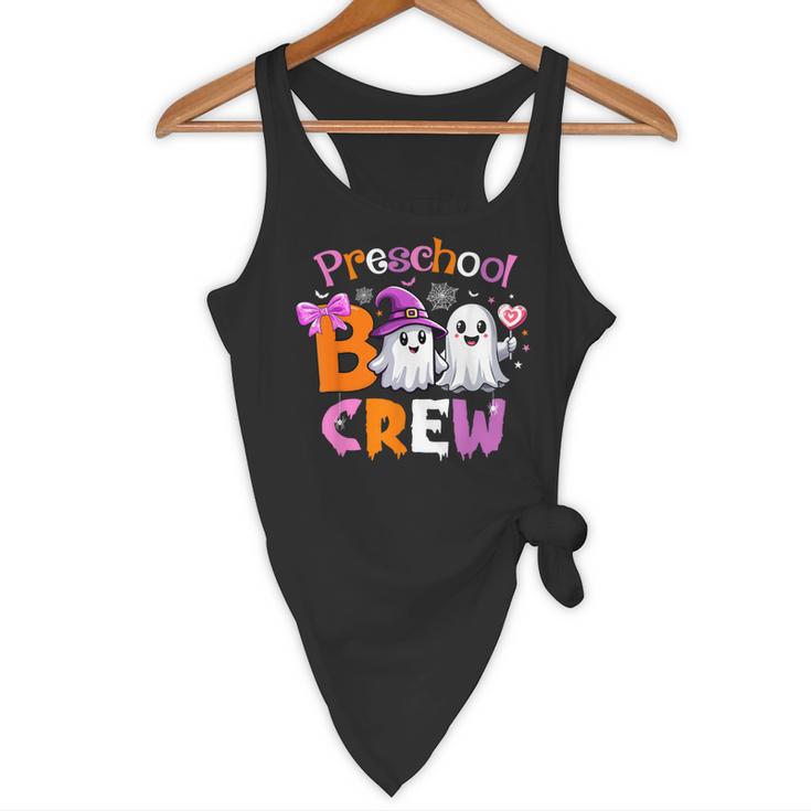 Preschool Boo Crew Preschool Halloween Costume Teacher Kid Flowy Tank, novelty gifts, funny gifts