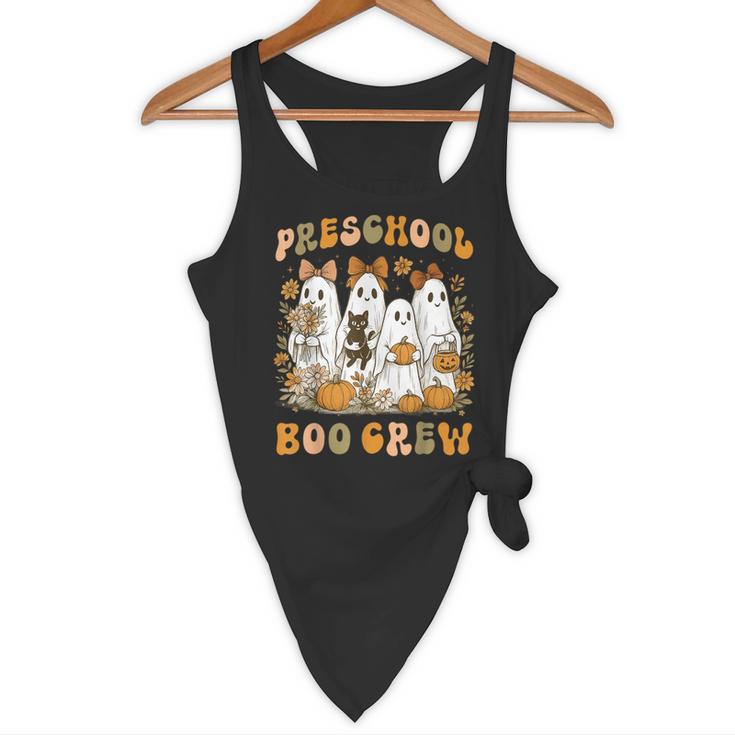 Preschool Boo Crew Halloween Teacher Ghost Costume Matching Flowy Tank, novelty gifts, funny gifts Preschool Boo Crew Halloween Teacher Ghost Costume Matching Flowy Tank, novelty gifts, funny gifts