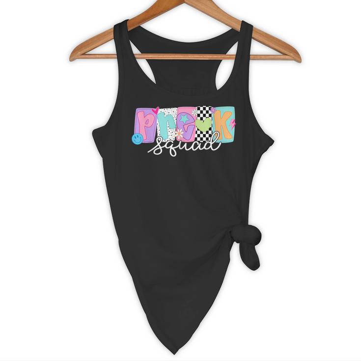 Preschool Squad Team Pre-K Crew Back To School Teacher Flowy Tank, novelty gifts, funny gifts Preschool Squad Team Pre-K Crew Back To School Teacher Flowy Tank, novelty gifts, funny gifts