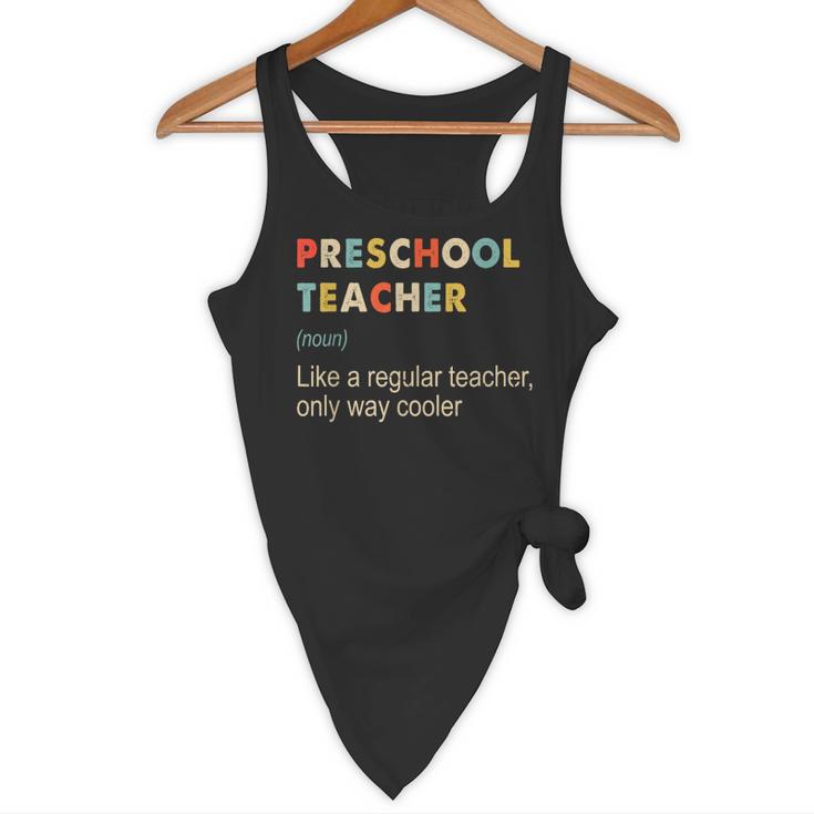 Preschool Teacher Kindergarten Teacher Definition Flowy Tank, novelty gifts, funny gifts Preschool Teacher Kindergarten Teacher Definition Flowy Tank, novelty gifts, funny gifts