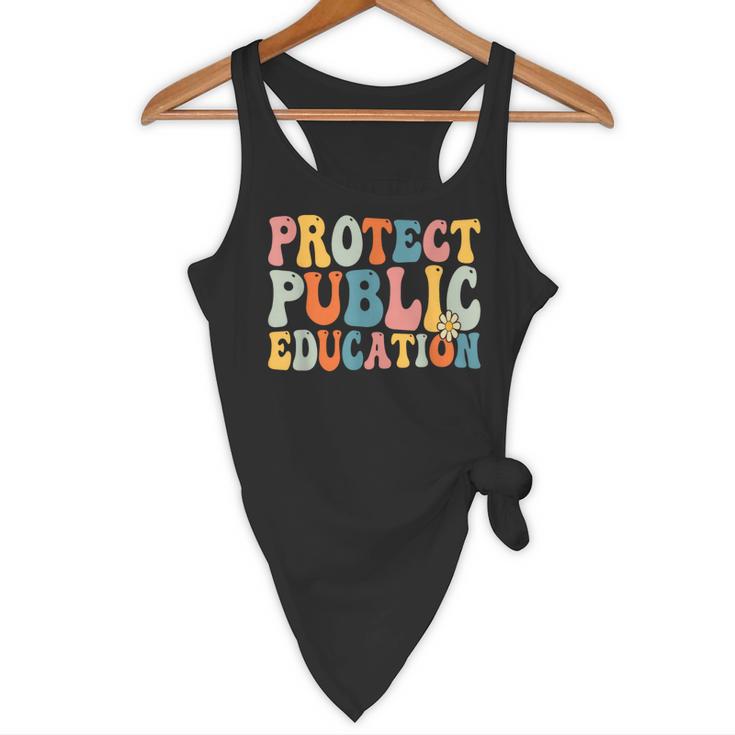 Protect Public Education Public Teacher School Flowy Tank, novelty gifts, funny gifts Protect Public Education Public Teacher School Flowy Tank, novelty gifts, funny gifts