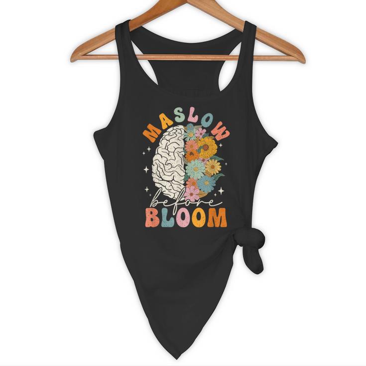 Psychologist Maslow Before Bloom Sped Teacher Classroom Flowy Tank, novelty gifts, funny gifts Psychologist Maslow Before Bloom Sped Teacher Classroom Flowy Tank, novelty gifts, funny gifts