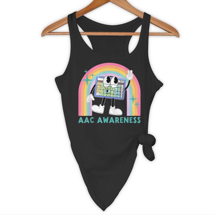 Rainbow AAC Awareness Month SPED Teacher SLP Communication Flowy Tank, novelty gifts, funny gifts Rainbow AAC Awareness Month SPED Teacher SLP Communication Flowy Tank, novelty gifts, funny gifts