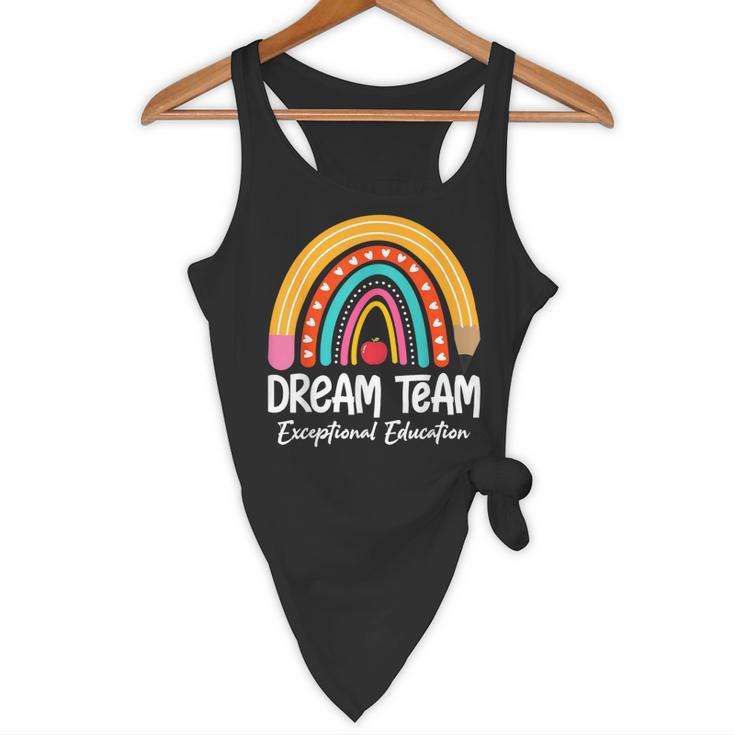 Rainbow Pencil Dream Exceptional Education Team SPED Teacher Flowy Tank, novelty gifts, funny gifts