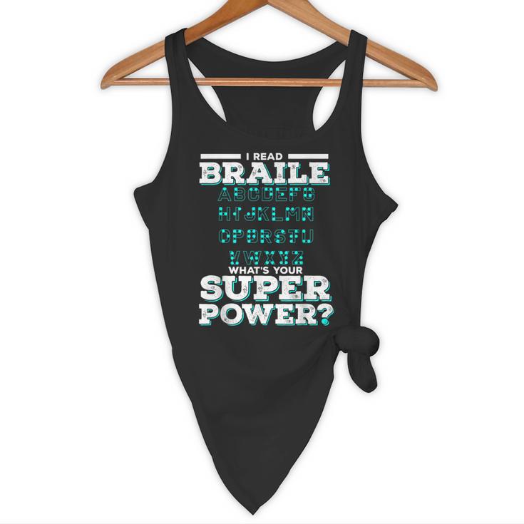 I Read Braille Tell Me Your Superpower Braille Teacher For Men Women Flowy Tank, novelty gifts, funny gifts I Read Braille Tell Me Your Superpower Braille Teacher For Men Women Flowy Tank, novelty gifts, funny gifts