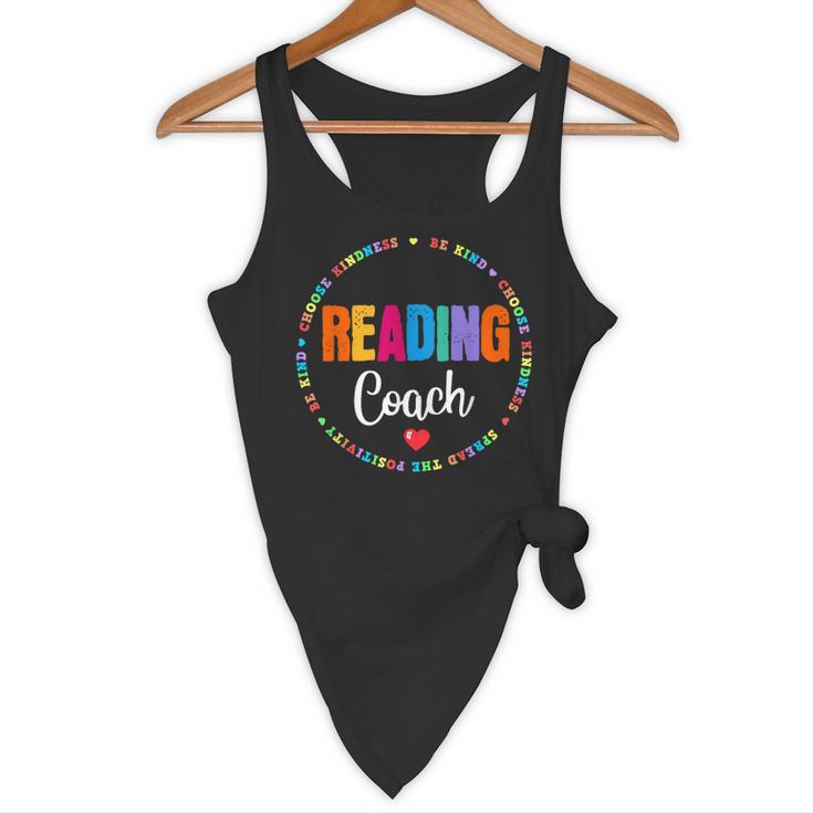 Reading Coach Teacher Interventionist Specialist Literacy Flowy Tank, novelty gifts, funny gifts Reading Coach Teacher Interventionist Specialist Literacy Flowy Tank, novelty gifts, funny gifts