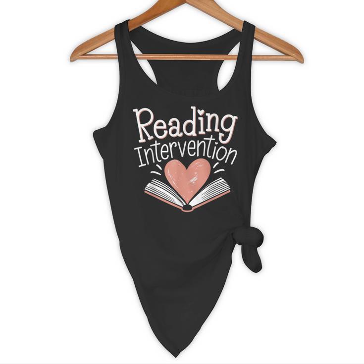 Reading Intervention Teacher Flowy Tank, novelty gifts, funny gifts Reading Intervention Teacher Flowy Tank, novelty gifts, funny gifts
