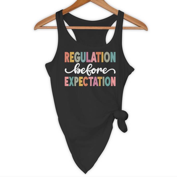 Regulation Before Expectation Cute ABA SPED Teacher Therapy Flowy Tank, novelty gifts, funny gifts Regulation Before Expectation Cute ABA SPED Teacher Therapy Flowy Tank, novelty gifts, funny gifts