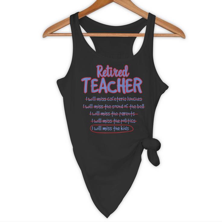 Retiring Teacher Tshirt For Retired Teachers For Men Women Flowy Tank, novelty gifts, funny gifts
