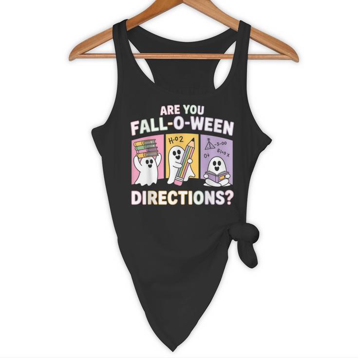 Retro Are You Fall O Ween Directions Teacher Halloween Ghost Flowy Tank, novelty gifts, funny gifts Retro Are You Fall O Ween Directions Teacher Halloween Ghost Flowy Tank, novelty gifts, funny gifts