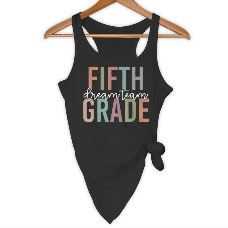Retro Fifth Grade Dream Team Groovy Teacher Back To School Men Women Girls Kids Flowy Tank, novelty gifts, funny gifts Retro Fifth Grade Dream Team Groovy Teacher Back To School Men Women Girls Kids Flowy Tank, novelty gifts, funny gifts