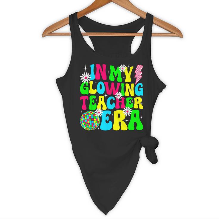 Retro Groovy In My Glowing Teacher Era Happy Teacher's Day Flowy Tank, novelty gifts, funny gifts Retro Groovy In My Glowing Teacher Era Happy Teacher's Day Flowy Tank, novelty gifts, funny gifts
