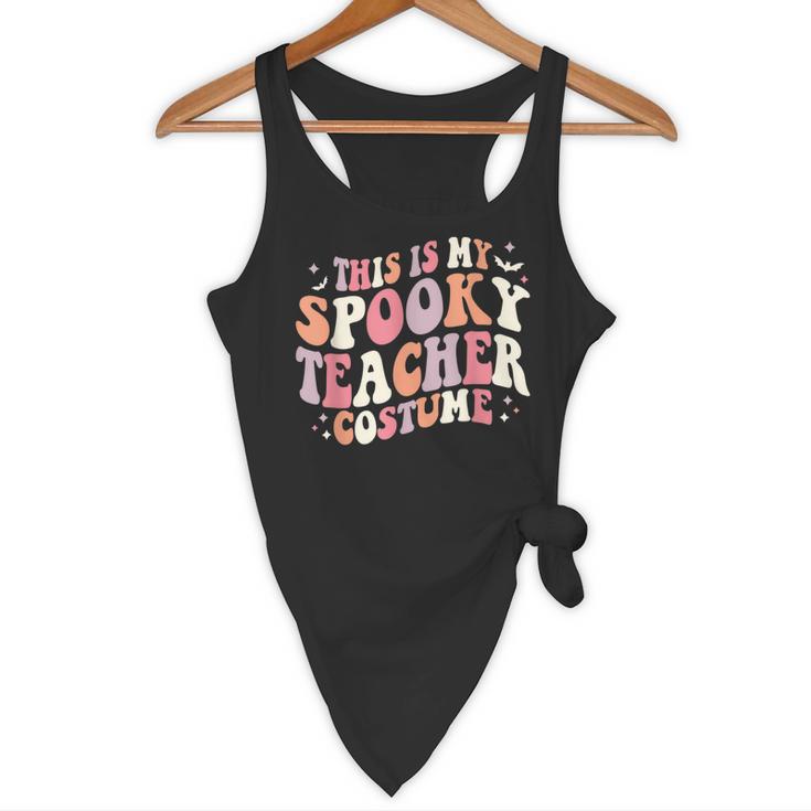 Retro Halloween This Is My Spooky School Teacher Costume Flowy Tank, novelty gifts, funny gifts Retro Halloween This Is My Spooky School Teacher Costume Flowy Tank, novelty gifts, funny gifts