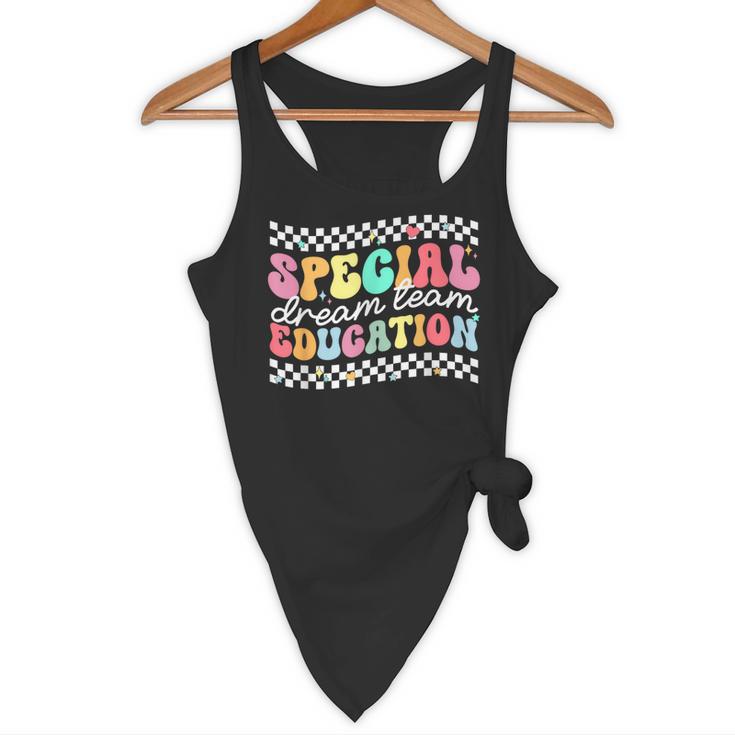 Retro Special Education Squad Groovy Dream Team SPED Teacher Flowy Tank, novelty gifts, funny gifts Retro Special Education Squad Groovy Dream Team SPED Teacher Flowy Tank, novelty gifts, funny gifts