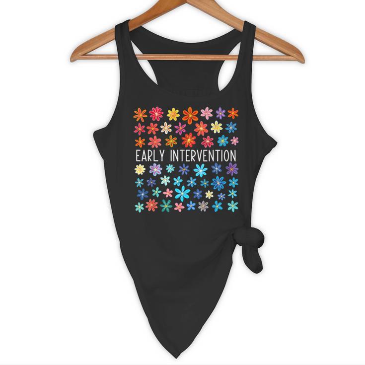 Retro Wildflower Early Intervention Teacher Interventionist Flowy Tank, novelty gifts, funny gifts Retro Wildflower Early Intervention Teacher Interventionist Flowy Tank, novelty gifts, funny gifts