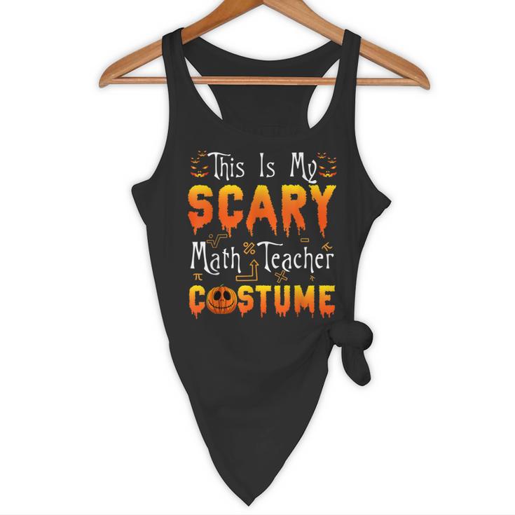 This Is My Scary Math Teacher Costume Halloween Flowy Tank, novelty gifts, funny gifts