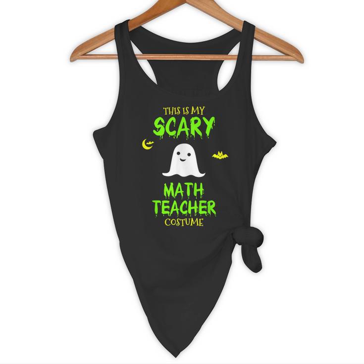 Scary Math Teacher Costume Halloween Lazy Easy Christmas Flowy Tank, novelty gifts, funny gifts Scary Math Teacher Costume Halloween Lazy Easy Christmas Flowy Tank, novelty gifts, funny gifts