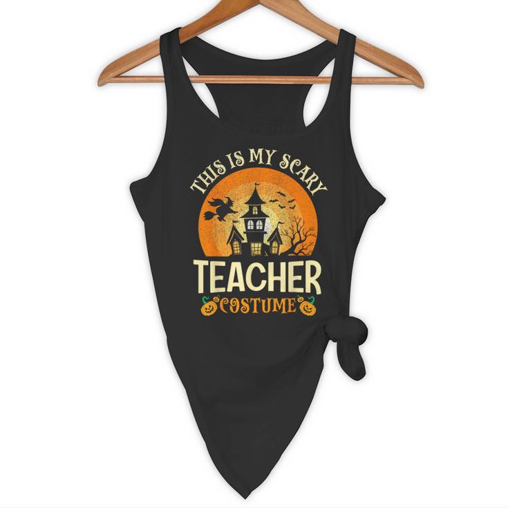 This Is My Scary Teacher Costume Halloween Flowy Tank, novelty gifts, funny gifts This Is My Scary Teacher Costume Halloween Flowy Tank, novelty gifts, funny gifts