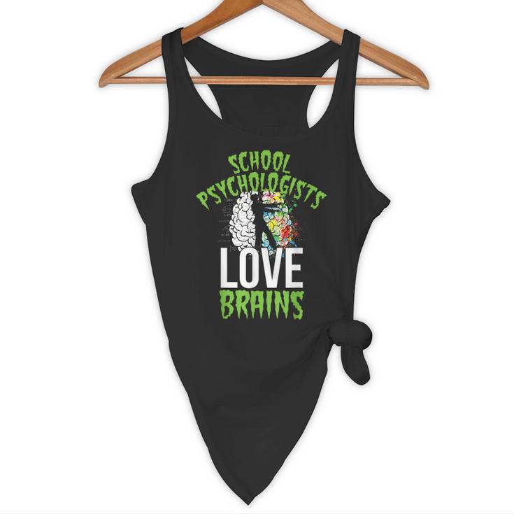 School Psychologists Love Brains Halloween Teacher Counselor Flowy Tank, novelty gifts, funny gifts School Psychologists Love Brains Halloween Teacher Counselor Flowy Tank, novelty gifts, funny gifts