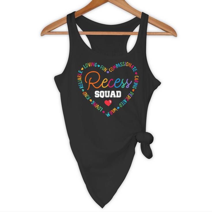 School For Teachers Students Monitor Recess Crew Team Flowy Tank, novelty gifts, funny gifts School For Teachers Students Monitor Recess Crew Team Flowy Tank, novelty gifts, funny gifts