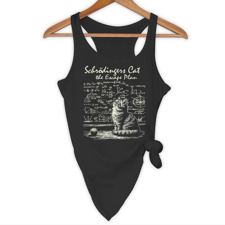 SchröDinger's Cat Escape Plan Science Teacher For Men Women Kids Flowy Tank, novelty gifts, funny gifts SchröDinger's Cat Escape Plan Science Teacher For Men Women Kids Flowy Tank, novelty gifts, funny gifts