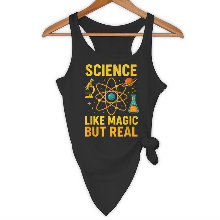 Science Like Magic But Real Nerdy Teacher Flowy Tank, novelty gifts, funny gifts Science Like Magic But Real Nerdy Teacher Flowy Tank, novelty gifts, funny gifts
