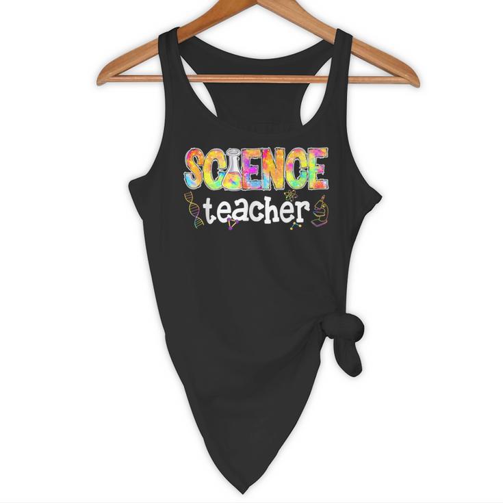 Science Teacher Tie Dye Science Teaching Back To School Flowy Tank, novelty gifts, funny gifts Science Teacher Tie Dye Science Teaching Back To School Flowy Tank, novelty gifts, funny gifts
