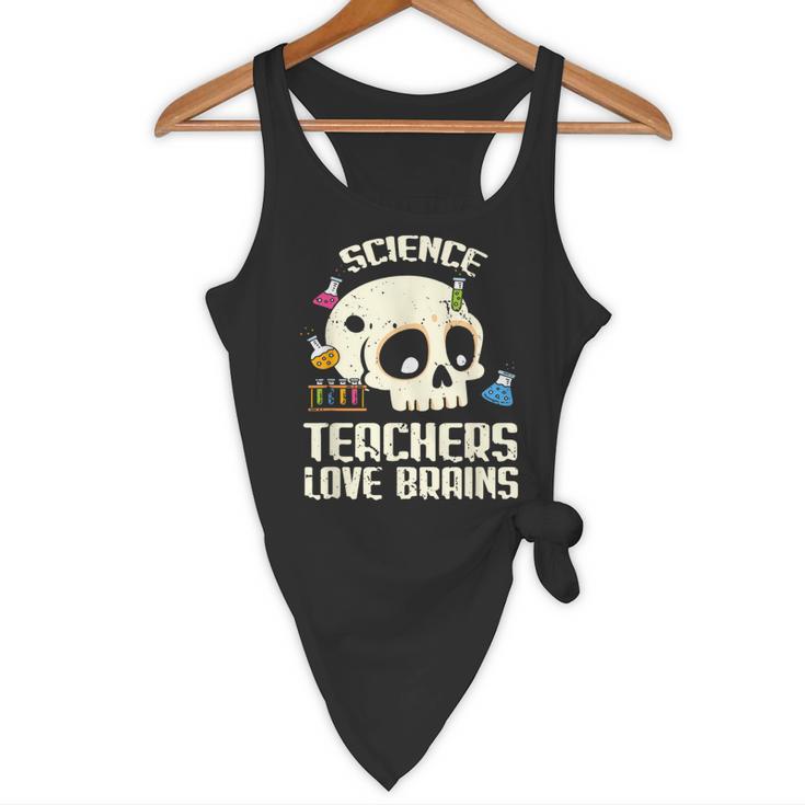 Science Teachers Love Brains Teachers Halloween Flowy Tank, novelty gifts, funny gifts Science Teachers Love Brains Teachers Halloween Flowy Tank, novelty gifts, funny gifts