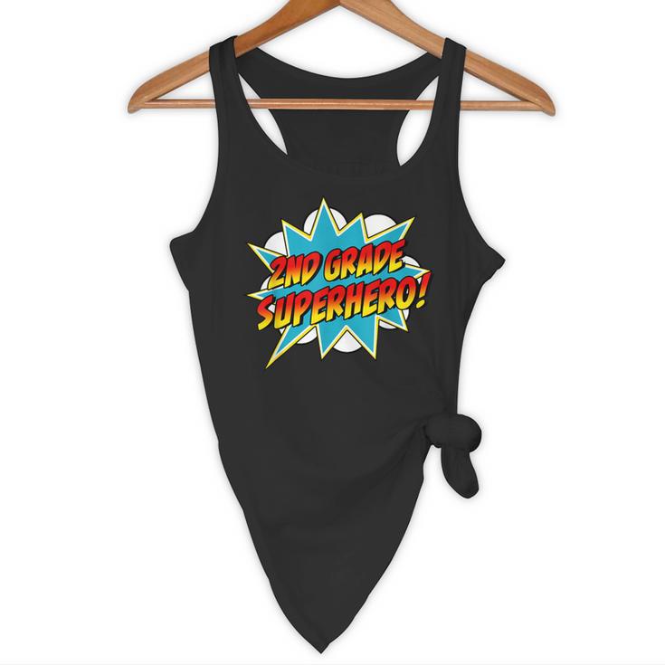 Second Grade Superhero Teacher Student 2nd Grade Comic Retro Flowy Tank, novelty gifts, funny gifts Second Grade Superhero Teacher Student 2nd Grade Comic Retro Flowy Tank, novelty gifts, funny gifts