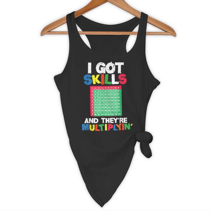 I Got Skills They'Re Multiplying Shirt Math Teacher Flowy Tank, novelty gifts, funny gifts I Got Skills They'Re Multiplying Shirt Math Teacher Flowy Tank, novelty gifts, funny gifts