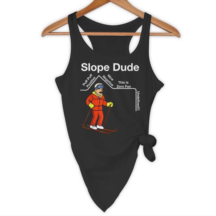 Slope Dude Algebra Geometry Middle School Math Teacher Flowy Tank, novelty gifts, funny gifts