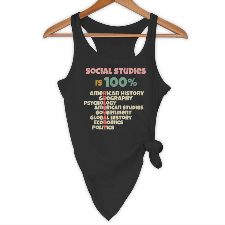 Social Studies Is Relevant History Teacher History Buff Flowy Tank, novelty gifts, funny gifts