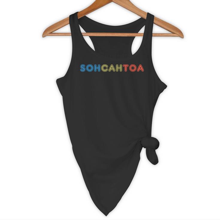 SOHCAHTOA Math For Teacher Student SOH CAH TOA Trig Flowy Tank, novelty gifts, funny gifts