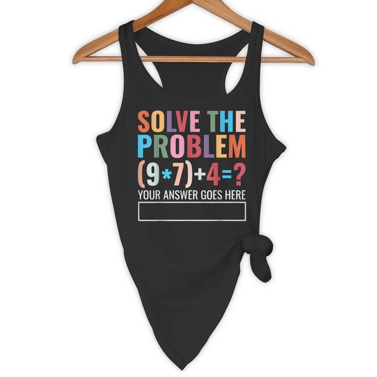 Solve The Problem 67 Six Seven Math Teacher School Flowy Tank, novelty gifts, funny gifts Solve The Problem 67 Six Seven Math Teacher School Flowy Tank, novelty gifts, funny gifts