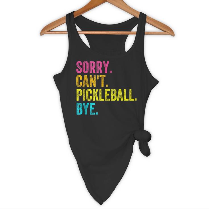 Sorry Can't Pickleball Bye Teacher Student Sport Flowy Tank, novelty gifts, funny gifts Sorry Can't Pickleball Bye Teacher Student Sport Flowy Tank, novelty gifts, funny gifts