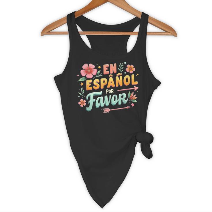 Spanish Teacher Maestra Dimelo En Espanol Por Favor Flowy Tank, novelty gifts, funny gifts Spanish Teacher Maestra Dimelo En Espanol Por Favor Flowy Tank, novelty gifts, funny gifts