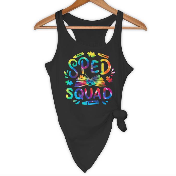 Special Education Teacher Sped Squad SPED Teacher Tie Dye Flowy Tank, novelty gifts, funny gifts Special Education Teacher Sped Squad SPED Teacher Tie Dye Flowy Tank, novelty gifts, funny gifts