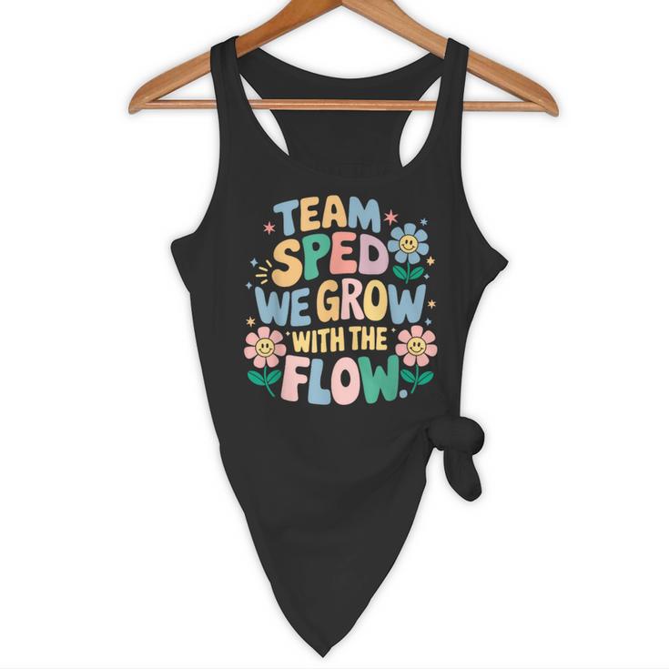 Special Education Teacher Team SPED Grow With The Flow Flowy Tank, novelty gifts, funny gifts Special Education Teacher Team SPED Grow With The Flow Flowy Tank, novelty gifts, funny gifts