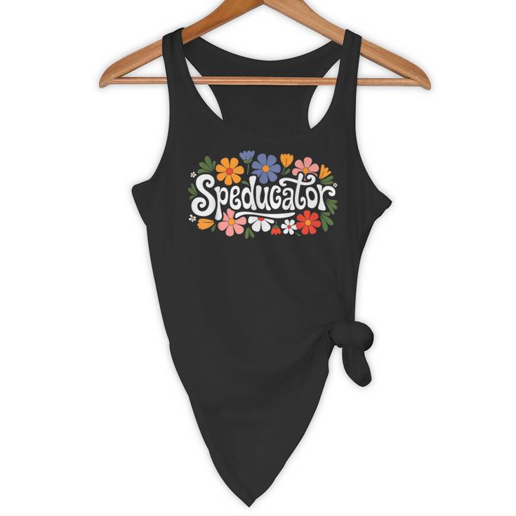 Speducator Special Education Teacher Teaching SPED Flowy Tank, novelty gifts, funny gifts