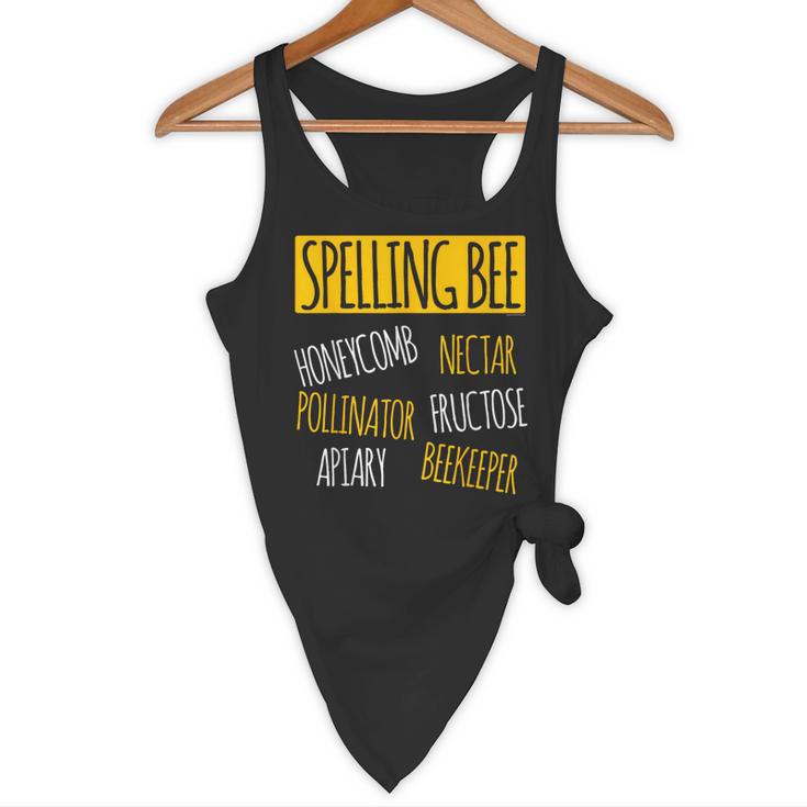 Spelling Bee Halloween Pun Costume Beekeeper Teacher Flowy Tank, novelty gifts, funny gifts