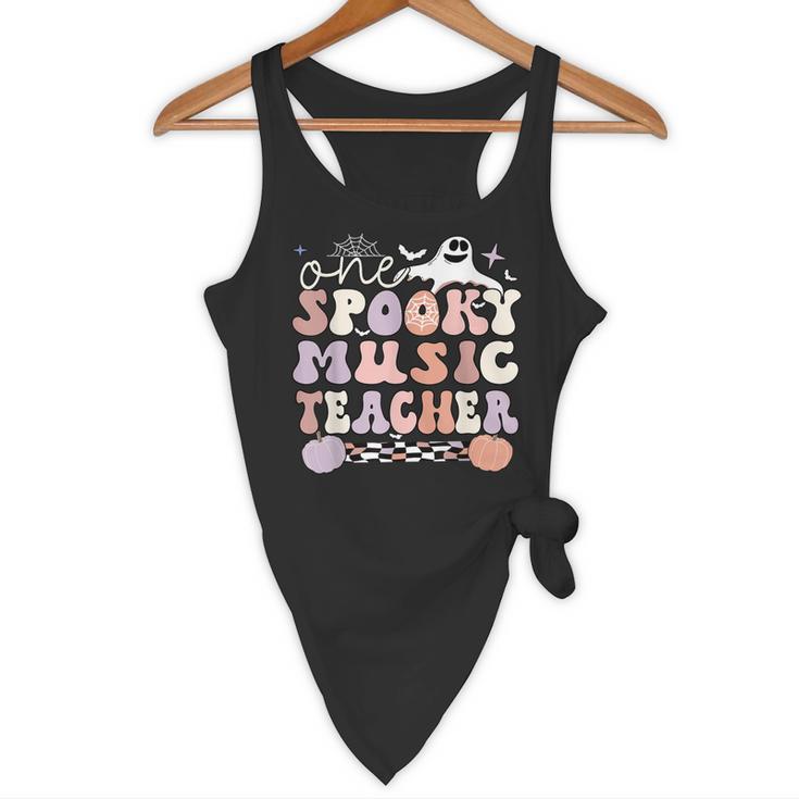 Spooky Music Teacher Halloween Music Teaching Men Women Flowy Tank, novelty gifts, funny gifts Spooky Music Teacher Halloween Music Teaching Men Women Flowy Tank, novelty gifts, funny gifts