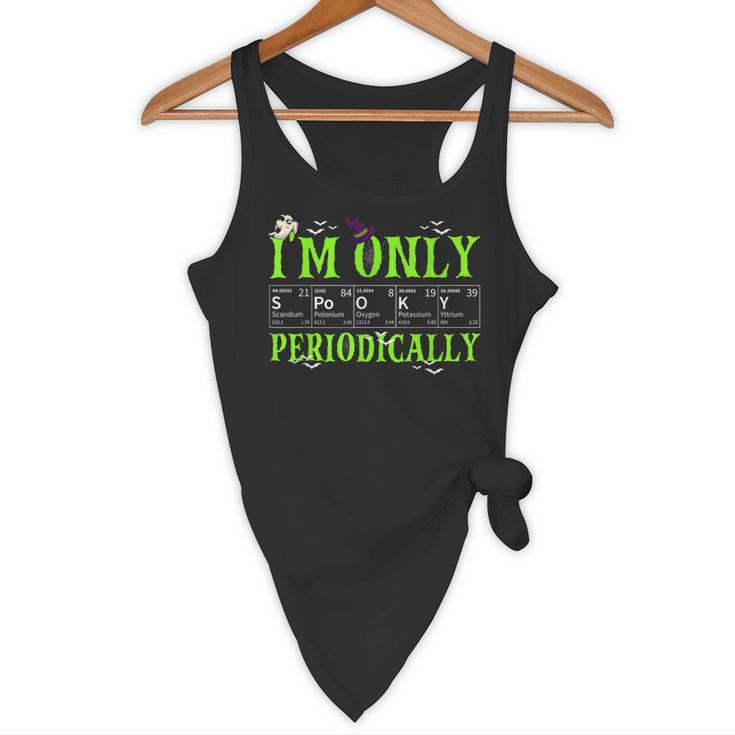 Only Spooky Periodically Halloween Chemistry Teacher Men Women Flowy Tank, novelty gifts, funny gifts