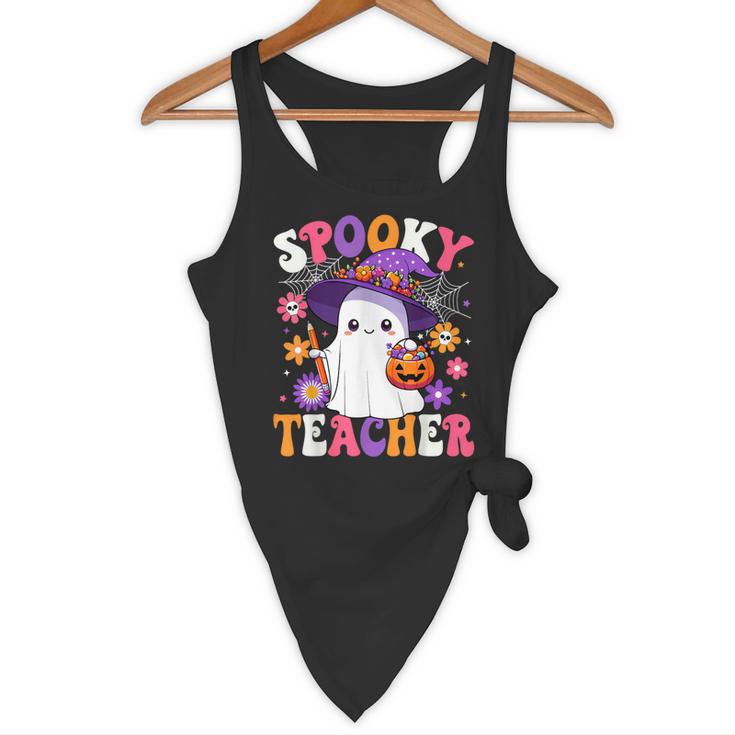 Spooky Teacher Halloween Cute Halloween Teacher Ghost Flowy Tank, novelty gifts, funny gifts Spooky Teacher Halloween Cute Halloween Teacher Ghost Flowy Tank, novelty gifts, funny gifts