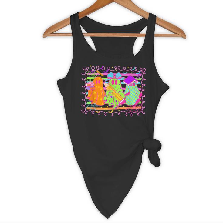 Spooky Teacher Halloween Ghost Fall Autumn Season Women Flowy Tank, novelty gifts, funny gifts Spooky Teacher Halloween Ghost Fall Autumn Season Women Flowy Tank, novelty gifts, funny gifts