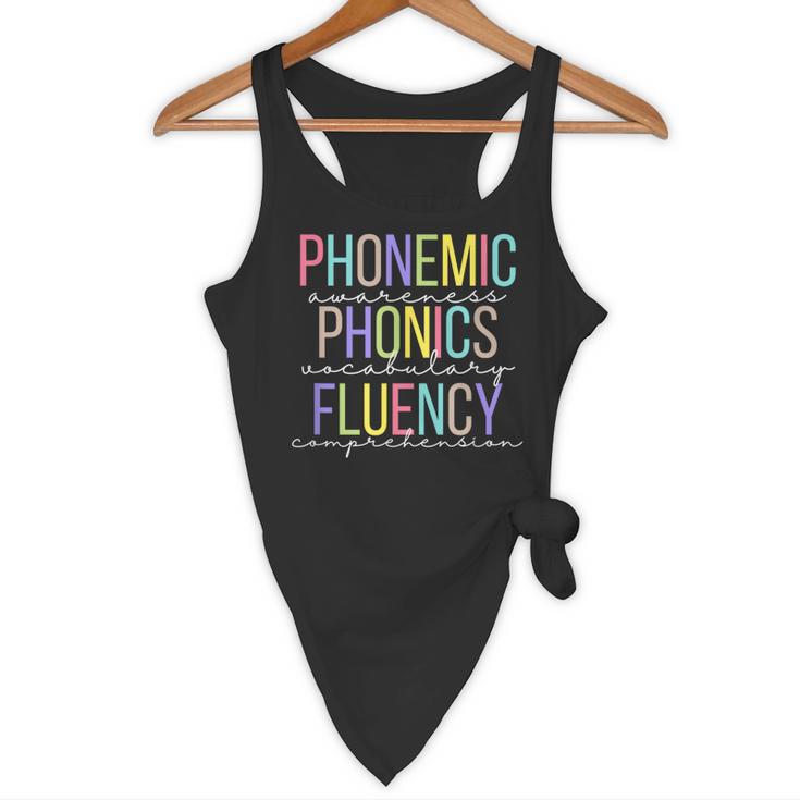 Spring Easter Reading Teacher Science Of Reading Flowy Tank, novelty gifts, funny gifts Spring Easter Reading Teacher Science Of Reading Flowy Tank, novelty gifts, funny gifts